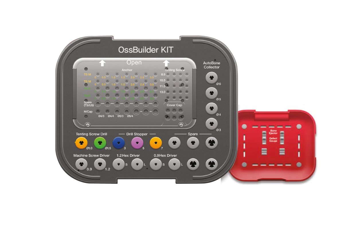 Набор для проведения НКР с титановыми мембранами OssBuilder Kit