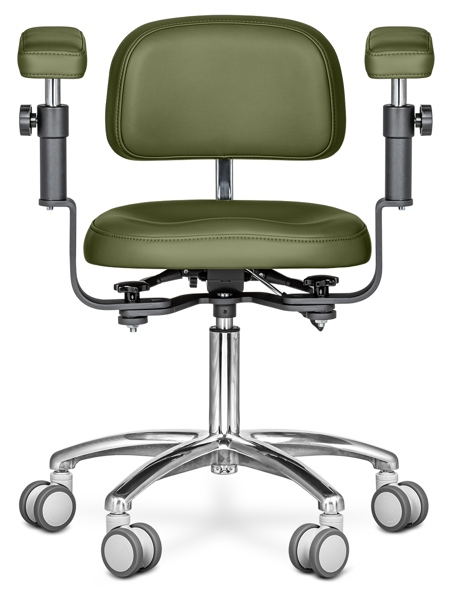 Стул микроскописта Mercury STANDART, оливковый