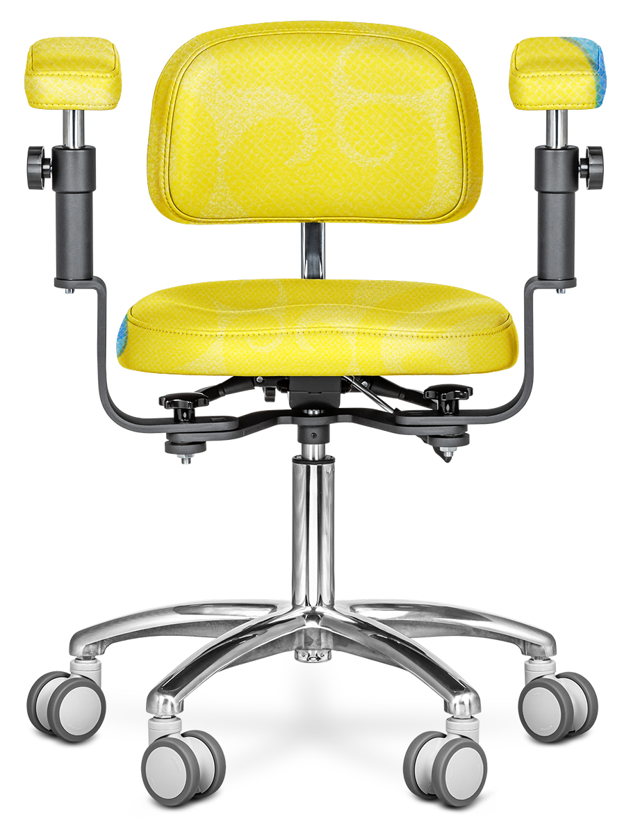 Стул микроскописта Mercury STANDART, SpongeBob желтый